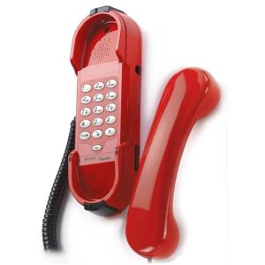 Téléphone SIP mural rouge HD2000 - PAI00R