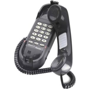 Téléphone SIP mural noir HD2000 - PAI00A