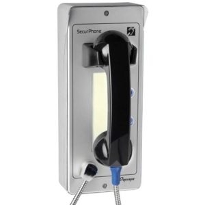 Téléphone d'urgence extérieur 2 touches alu - PVI02A