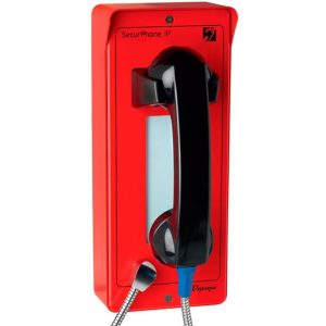 Téléphone d'urgence extérieur sans clavier rouge - PVI00R