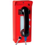 Téléphone d'urgence extérieur 2 touches rouge - PVI02R