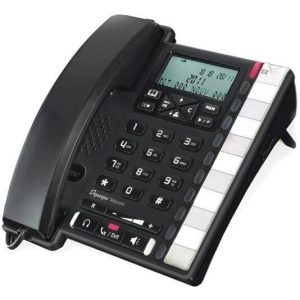 Téléphone analogique Premium 300 LCD noir - PP300A