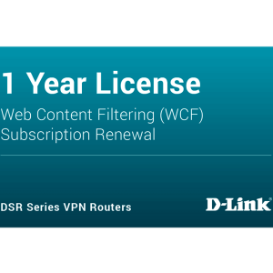 License 1 an Dynamic Web Content Filtering - DSR-250-WCF-12-LIC