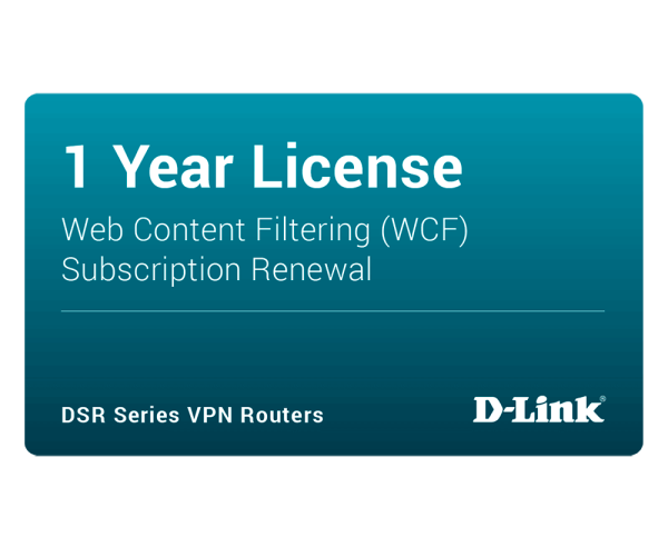 License 1 an Dynamic Web Content Filtering - DSR-250-WCF-12-LIC