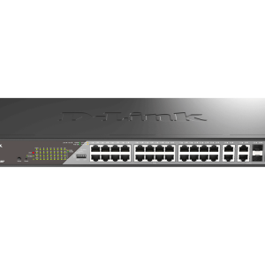 24 ports Giga PoEat dont 8 Longue Dist. + 4 Combo - DSS-200G-28MP/E