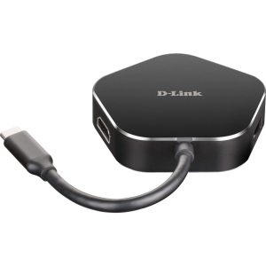Hub USB-C 4-en-1 D-Link - DUB-M420