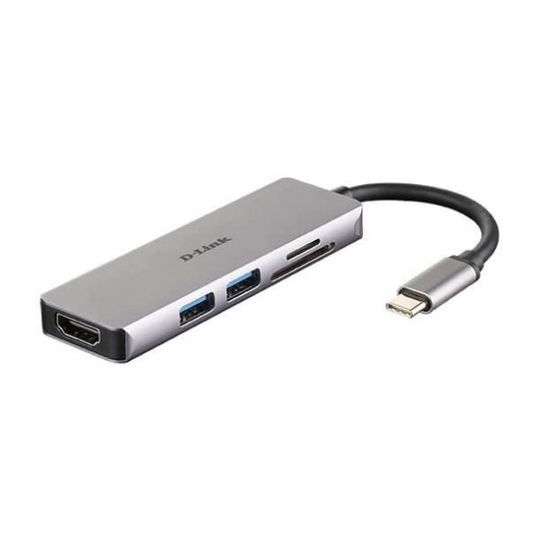Hub USB-C 5-en-1 D-Link - DUB-M530