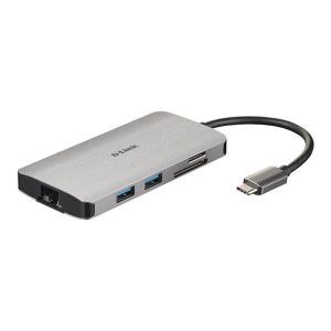 Hub USB-C 8-en-1 D-Link - DUB-M810