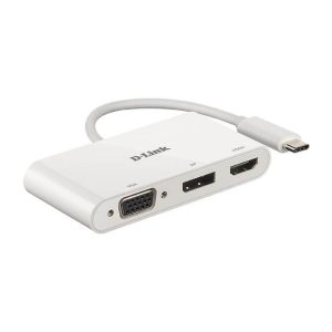 Adaptateur 3-en-1 USB-C vers HDMI/VGA/DisplayPort - DUB-V310