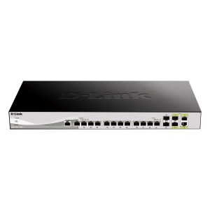 Smart+ L2+ 12 Multi 10G & 2 Multi RJ/SFP+ & 2 SFP+ - DXS-1210-16TC/E