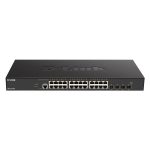 SMART+ 24 Ports 10G Cuivre + 4 Ports 10G/25G SFP28 - DXS-1210-28T