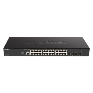 SMART+ 24 Ports 10G Cuivre + 4 Ports 10G/25G SFP28 - DXS-1210-28T