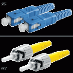 Jarretière OS2 SC/UPC ST/UPC Duplex Classic 1m