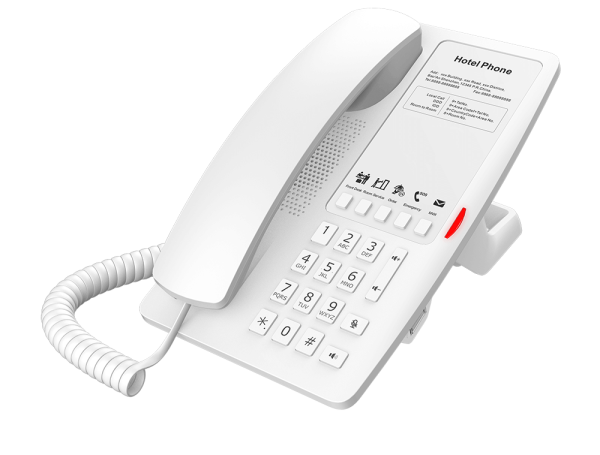 Téléphone SIP H4W-Hotel 2 comptes SIP blanc - H4W-WHITE