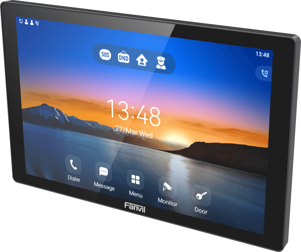 Ecran accueil indoor 10" Android pour portier SIP - I507W