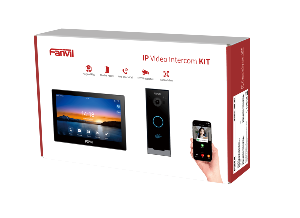 Kit visiophone i504W avec portier vidéo i60 - VIK-01