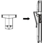 Clip ceinture pour téléphone W611W V1 - CLIP W611W