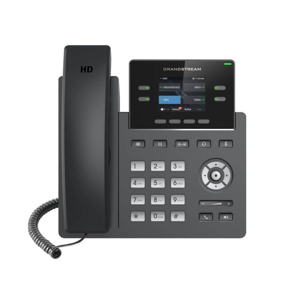 Téléphone IP GRP2612 couleur audio HD PoE - GRP2612P