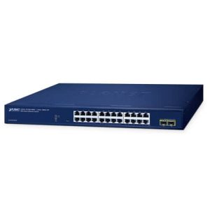 Switch Websmart 19" 24 ports Giga + 2 x SFP - GS-2210-24T2S