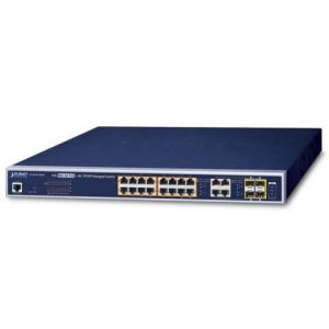 Switch 19" L2 16 ports Giga PoE at 4xSFP - GS-4210-16P4C