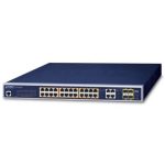 Switch 19" L2 24 ports Giga PoE at 220W 4xSFP - GS-4210-24P4C