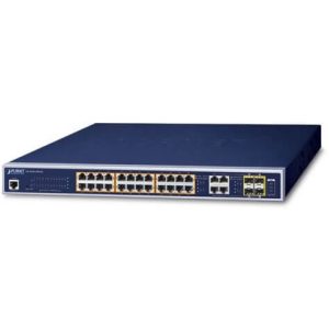 Switch 19" L2 24 ports Giga PoE at 440W 4xSFP - GS-4210-24PL4C