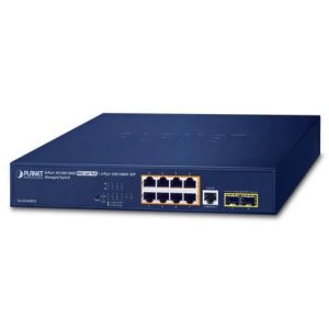 Switch 19" L2 8 ports Giga PoE at 140W 2xSFP - GS-4210-8P2S