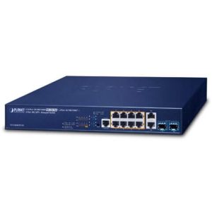 Switch 19" L2+ 8 ports Giga PoE BT 270W 2xSFP+ - GS-5220-8UP2T2X