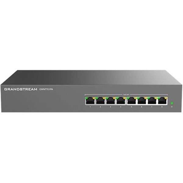 Switch desktop 8 ports Gigabit PoE af/at - GWN7701PA