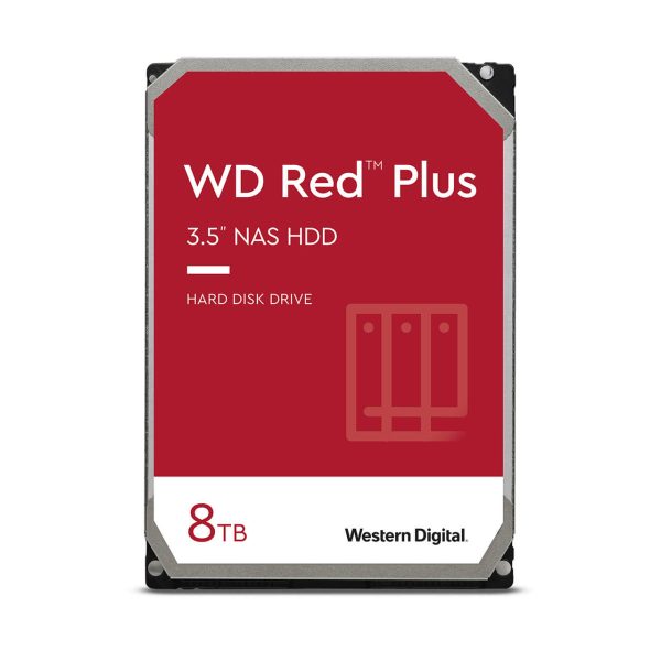 Disque dur 3"1/2 Sata III 8To 128Mo Red Plus - WD80EFPX