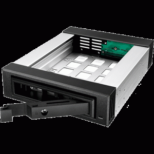 Rack disque 5"1/4 SATA pr HDD 3"1/2 fanless - IB-129SSK-B
