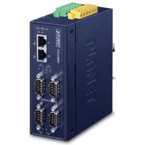 Serveur Indus 4 ports RS232/422/485 / 2 ports RJ - ICS-2400T