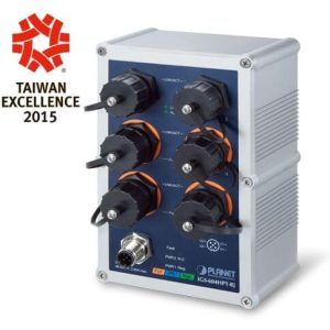 Switch Indus L2+ 4 ports Giga PoE at 144W IP67 - IGS-604HPT-RJ