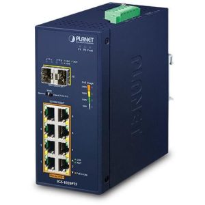 Switch Indus 8 ports Giga PoE at 240W 2xSFP - IGS-1020PTF