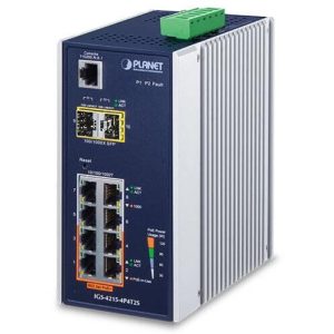 Switch Indus L2 8 ports dont 4 PoE at 144w 2xSFP - IGS-4215-4P4T2S