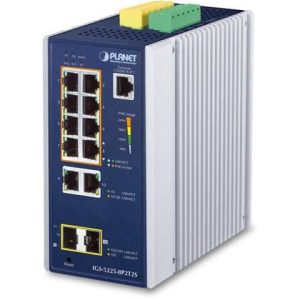 Switch Indus L2+ 8 ports PoE at 320W 2xSFP 1G/2,5G - IGS-5225-8P2T2S