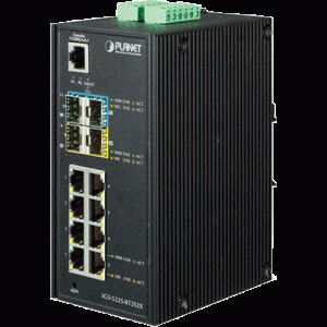 Switch indus 8 Giga + 2 SFP + 2 SFP+ -40/75° L2+ - IGS-5225-8T2S2X