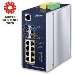 Switch Indus L3 8 x PoE at 360W 2xSFP2,5G/2xSFP+ - IGS-6325-8UP2S2X