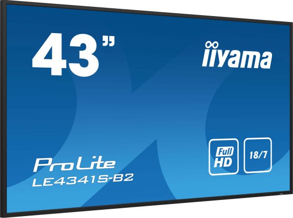 Moniteur 43" IPS Full HD HP VGA/3xHDMI - LE4341S-B2