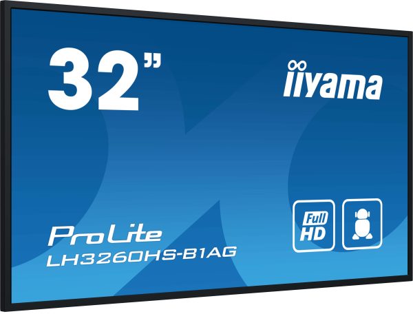 Moniteur 31,5" Full HD dalle VA HP Android OS - LH3260HS-B1AG