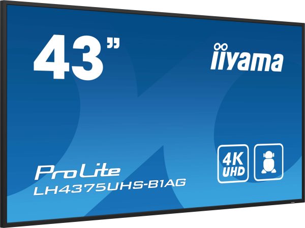Moniteur  43’’ pour l’affichage dynamique 24/7 - LH4375UHS-B1AG