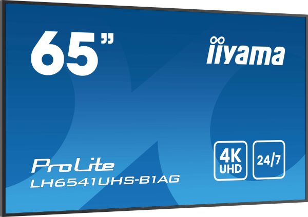Moniteur  65’’ 4K pour l’affichage dynamique 24/7 - LH6541UHS-B1AG
