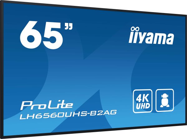 Moniteur  65’’ 4K pour l’affichage dynamique 24/7 - LH6560UHS-B2AG