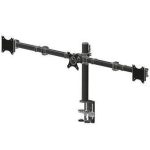 Support de bureau avec pince pour 3 écrans - DS1003C-B1