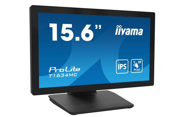 Moniteur tactile 15.6" PCAP sans cadre VGA HDMI DP - T1634MC-B1S