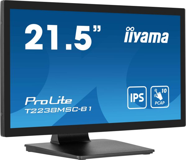 Moniteur Tactile 21,5'' PCAP IPS FullHD - T2238MSC-B1