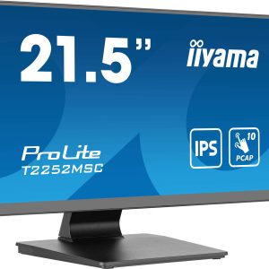 Moniteur tactile 21,5" HDMI /DP multitouch - T2252MSC-B2