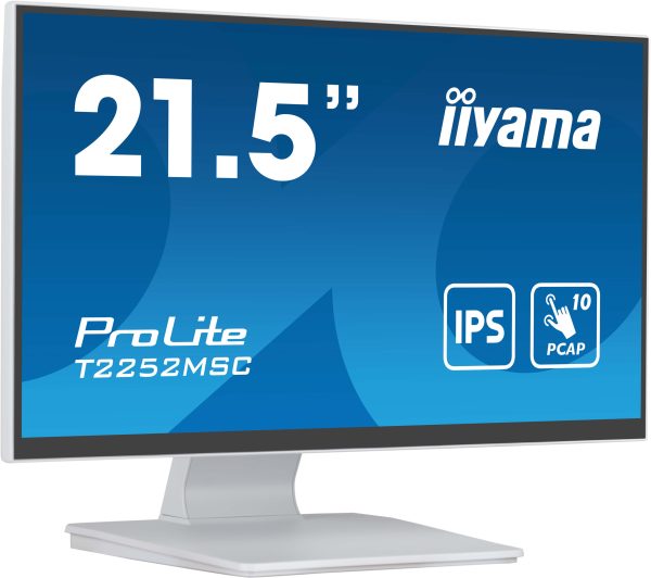 Moniteur 21,5" Tactile PCAP IPS Full HD HP multip. - T2252MSC-W2