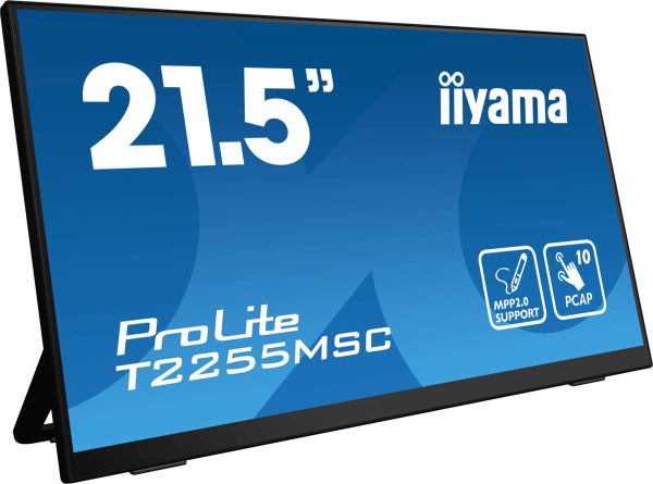 Moniteur tactile 21,5" PCAP HDMI DP USB HP - T2255MSC-B1