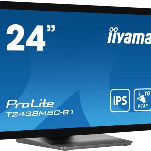 Moniteur 23,8" Tactile PCAP IPS Full HD - T2438MSC-B1